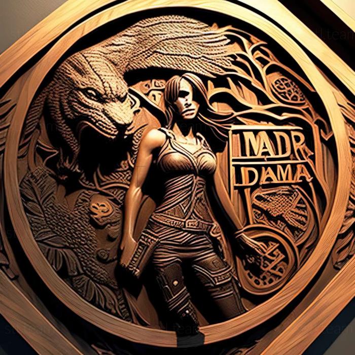 3D модель Гра Tomb Raider Underworld Laras Shadow (STL)